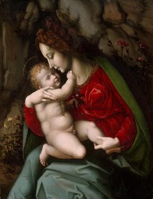 Madonna and Child, possibly early 1520s. Creator: Bacchiacca.