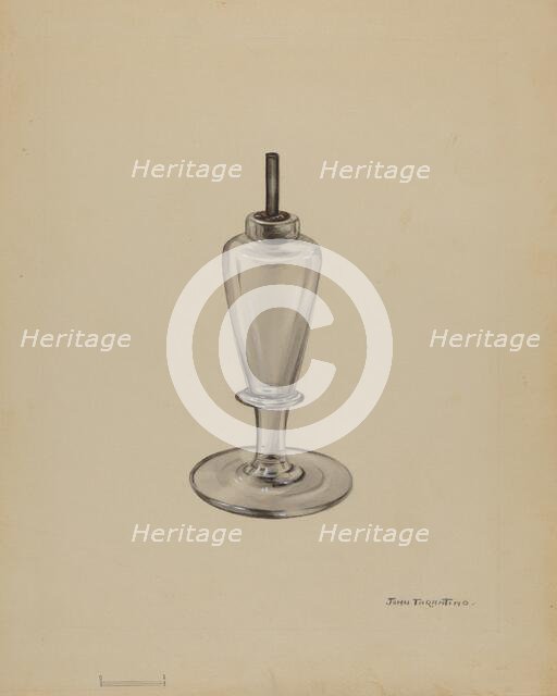 Spark Lamp, c. 1936. Creator: John Tarantino.