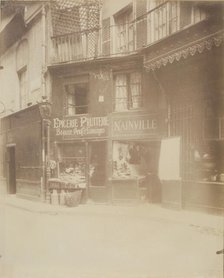 Un Coin de la Rue Sauval au No. 2, between late 19th and early 20th century. Creator: Eugene Atget.
