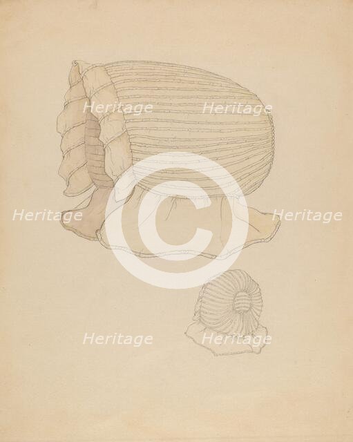 Bonnet, c. 1936. Creator: Doris Beer.