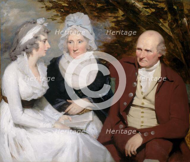 John Johnstone, Betty Johnstone, and Miss Wedderburn, c. 1790/1795. Creator: Henry Raeburn.
