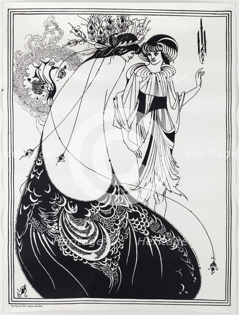 The Peacock Skirt. Illustration for Salome by Oscar Wilde, 1894.