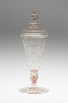 Goblet with Cover, Germany, Early 18th century. Creator: Unknown.