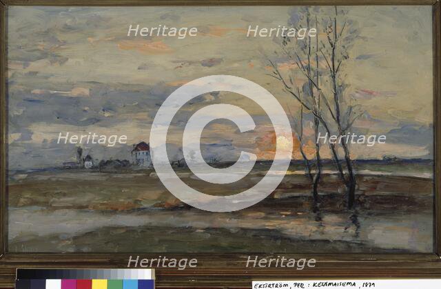 Summer Landscape, 1879. Creator: Per Ekstrom.