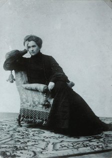 Olga Leonardovna Knipper-Chekhova, 1904. Artist: Photo studio S. Kogan  