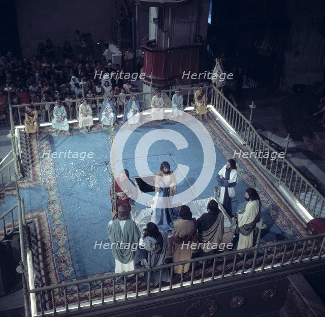 Mistery of Elche', drama represented from the Middle Ages in the Basilica of Saint Mary in Elche.…