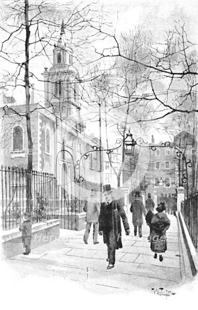'Alderman's Walk, Bishopsgate Street', 1891. Creator: William Luker.