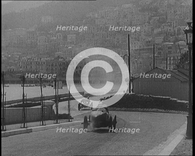 Grand Prix Motor Racing in Monte Carlo, 1929. Creator: British Pathe Ltd.