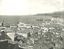 Town and harbour, Trieste, Italy, 1895.  Creator: W & S Ltd.