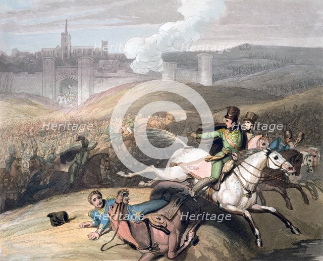 Battle of Vitoria, Spain, 21st June 1813 (1819). Artist: T Fielding