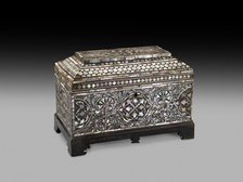 Casket with geometric and foliate decoration, 1590-1600. Artist: Unknown.
