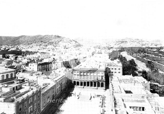 The Spanish-American War:...Grand Canary Island...the Plaza de Santa Ana, Las Palmas..., 1898. Creator: Charles Nanson.