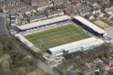Spotland Stadium, home of Rochdale AFC and Rochdale Hornets RFLC, Rochdale, 2019. Creator: Historic England.
