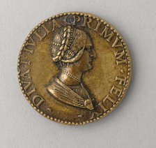 Diva Julia (obverse) Dubia Fortuna (reverse) , c. 1490. Creator: Antico (Italian, c. 1460-1528).