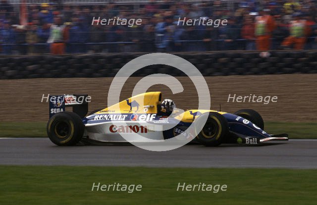 Williams Renault FW15C, Damon Hill, 1993 European Grand Prix. Creator: Unknown.