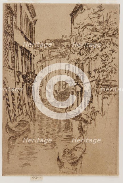 Quiet Canal, 1879-1880. Creator: James Abbott McNeill Whistler.