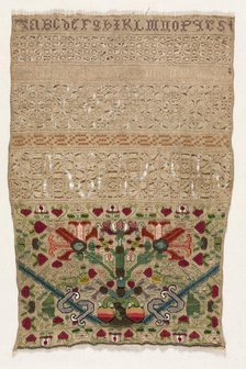 Sampler, 1600s. Creator: Unknown.