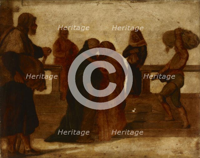 Visitation to St Elizabeth, 1st half of 17th century Creator: Unknown.