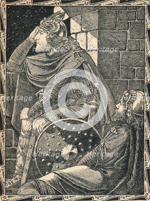 Hereward The Wake At Ely, 1902. Artist: Patten Wilson