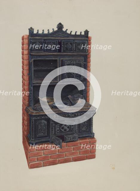 Stove, 1935/1942. Creator: Al Curry.