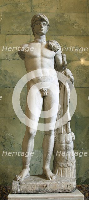 Statue of a Roman as a hero, 1st century. Artist: Unknown