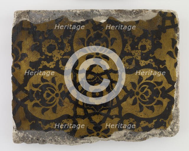 Tile, 18th century. Creator: Unknown.