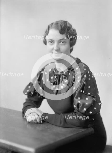Havenner, George, Mrs - Portrait, 1933. Creator: Harris & Ewing.