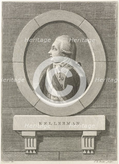 François Christophe Kellermann (1735-1820), Duc de Valmy , 1792.