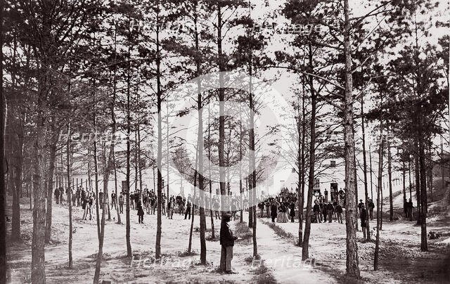 Convalescent Camp near Alexandria, 1861-65. Creator: Unknown.