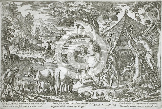 The Age of Silver, 1599. Creators: Antonio Tempesta, Nicolaus van Aelst.
