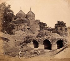 India: a ruined mosque near the 'Custom House' battery, c1858. Creator: Felice Beato.