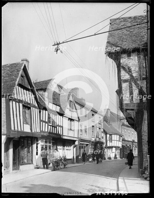 Friar Street, Worcester, Worcestershire, 1942. Creator: George Bernard Mason.