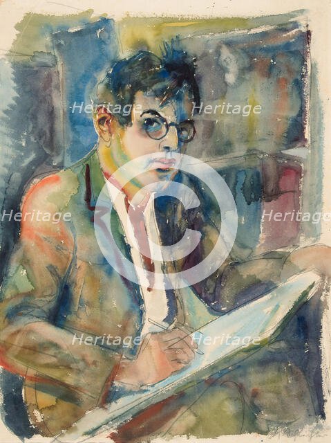 Self-portrait, c1925. Creator: Schlichter, Rudolf (1890-1955).