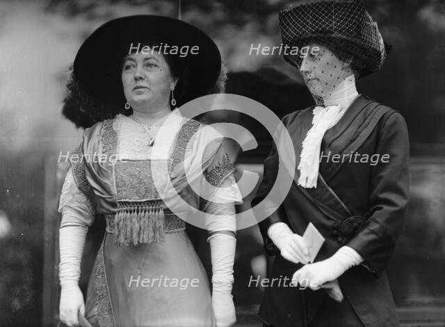 Dolly Madison Breakfast - Mrs. Norman E. Mack, Miss Laura Merriam, 1912. Creator: Harris & Ewing.