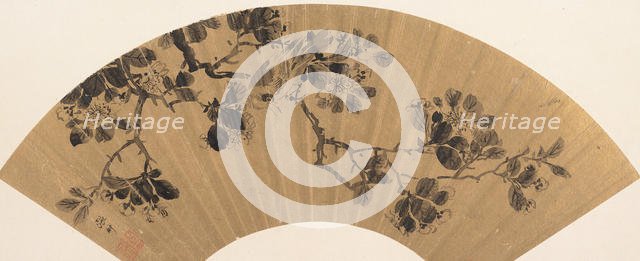 Bird on a Flowering Branch. Creator: Zhang Chong.