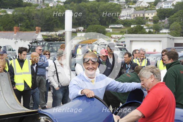 1925 Sunbeam 350 hp driven by Don Wales at Pendine Sands 2015. Creator: Unknown.