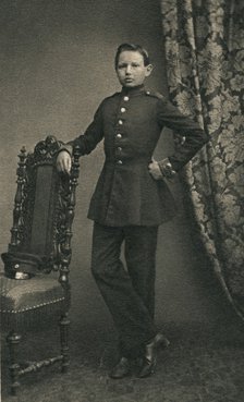 Paul von Hindenburg (1847-1934), as a cadet in Wahlstatt, 1860, (1930s) Artist: Unknown.