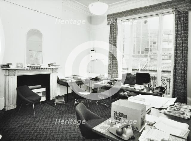 142 Harley Street, Westminster LB, London: first floor rear room, 1974. Creator: Unknown.