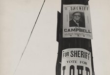 Election posters. Westmoreland, Pennsylvania, 1935. Creator: Ben Shahn.