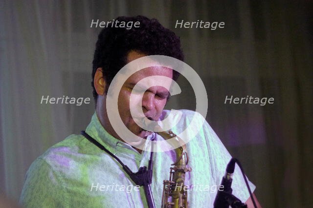 Greg Ward, Linda May Han Oh Quartet, Watermill Jazz Club, Dorking, Surrey, 26 Oct 2021. Creator: Brian O'Connor.