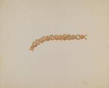 Gold Chain, c. 1937. Creator: Dorothy Posten.