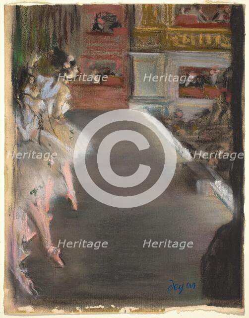 Dancers at the Old Opera House, c. 1877. Creator: Edgar Degas.