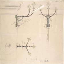 Designs for Church Wall Standards, ca. 1880. Creator: Richardson Ellson & Co.