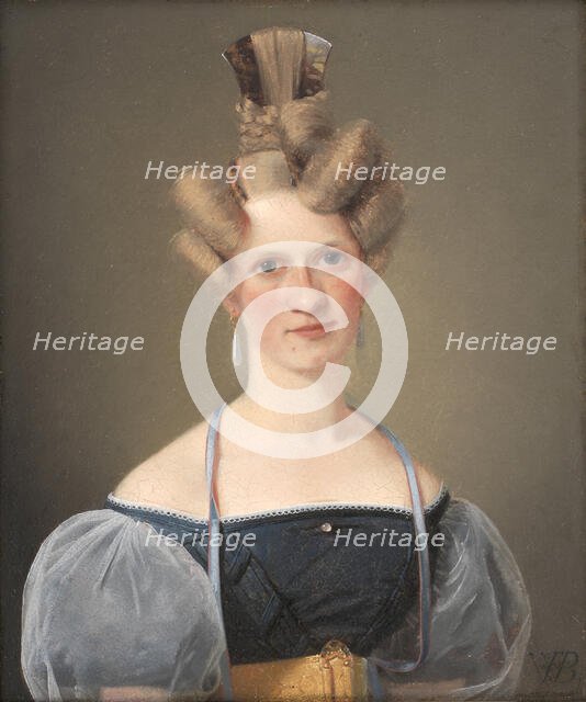 Marie Raffenberg, the Artist's Betrothed, 1831. Creator: Wilhelm Bendz.